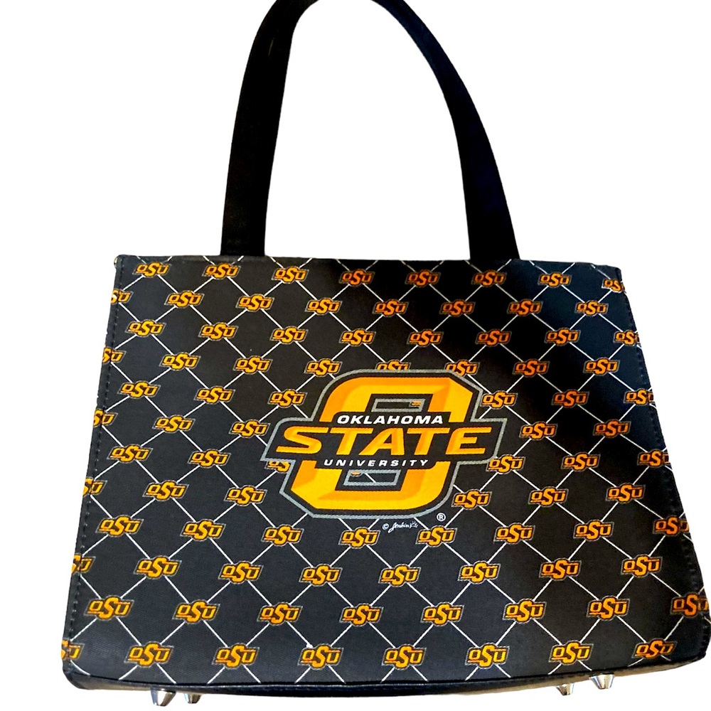 Oklahoma State Cowboys NCAA OSU All over Print Handbag Purse Jenkins